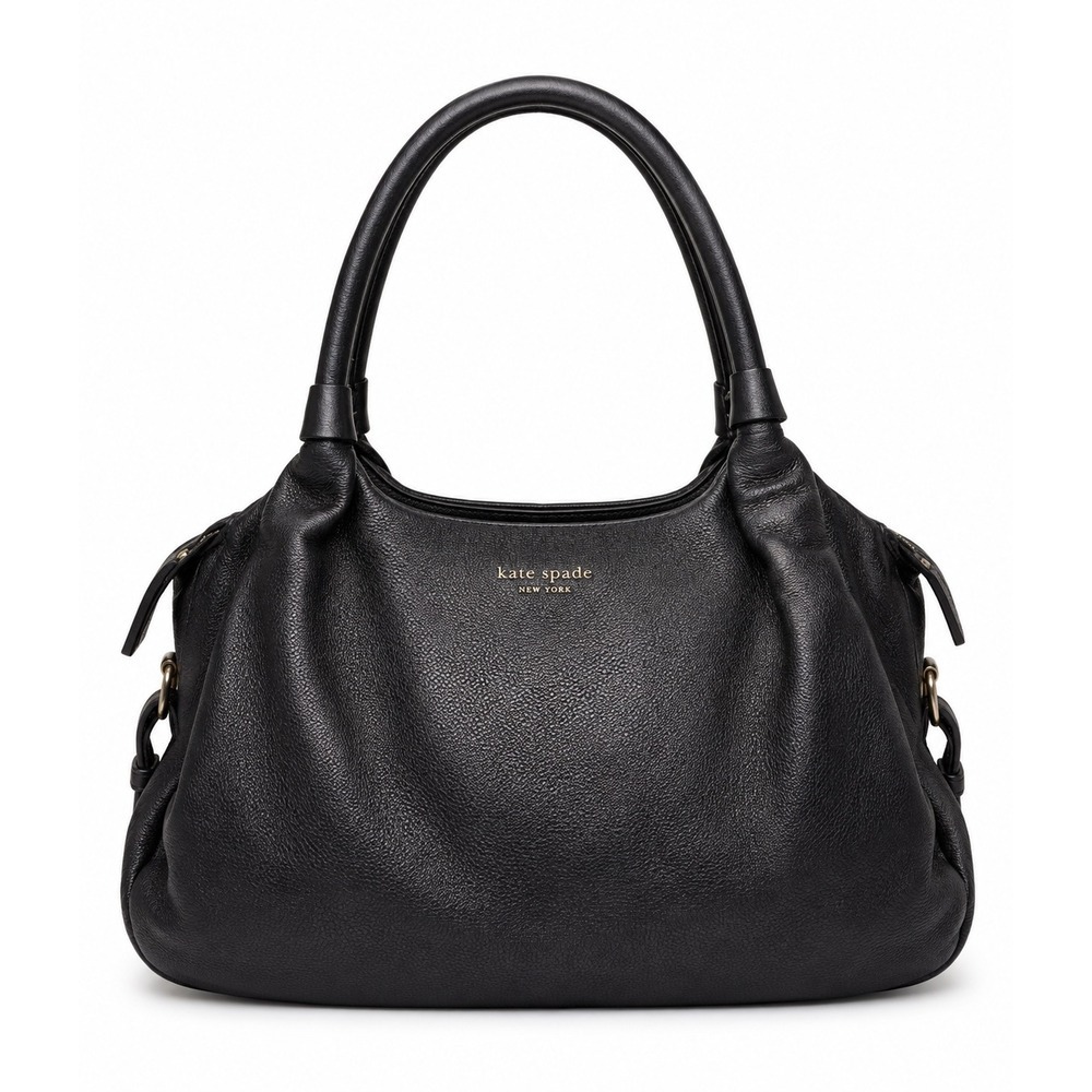 Kate Spade New York Black Pebbled Leather Shoulder Bag